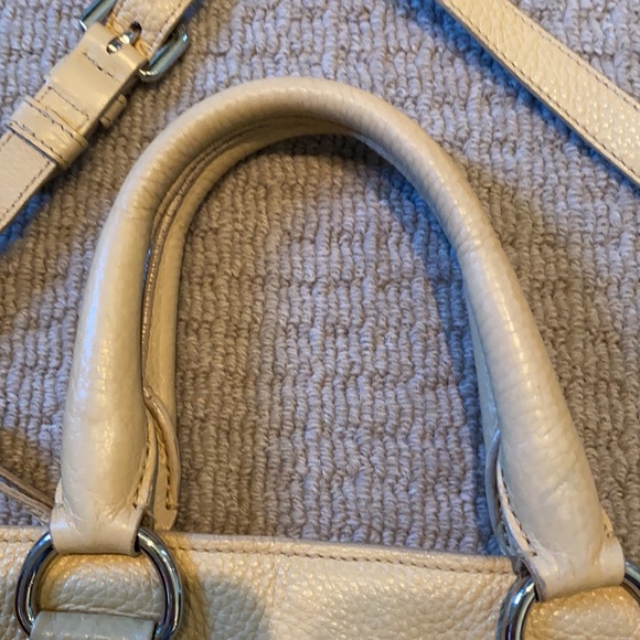 PRADA beige leather tote with crossbod and handles - Picture 7 of 8